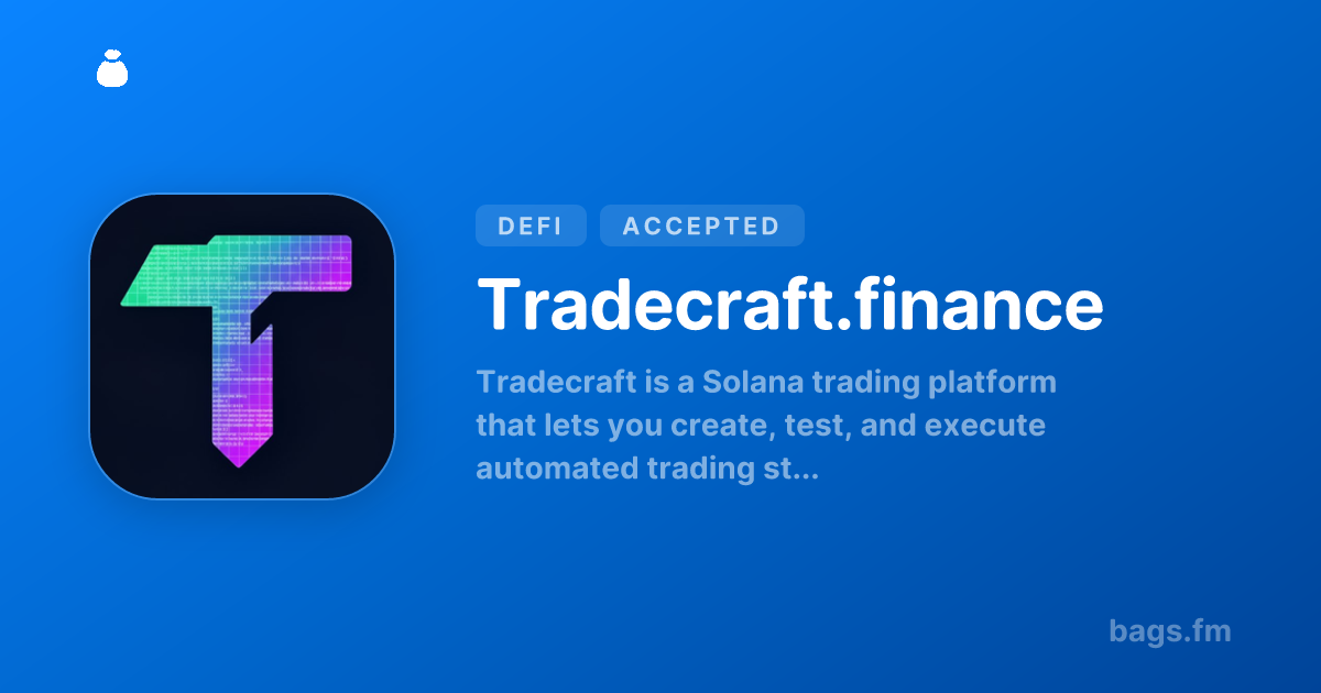 Tradecraft.finance
